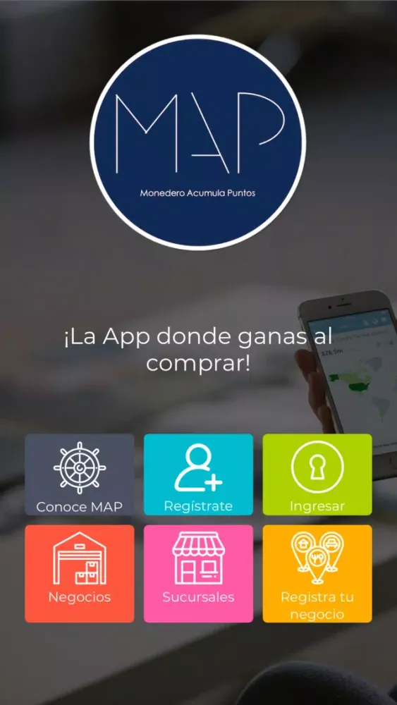 Zrzuty ekranu Map Monedero Acumula Puntos