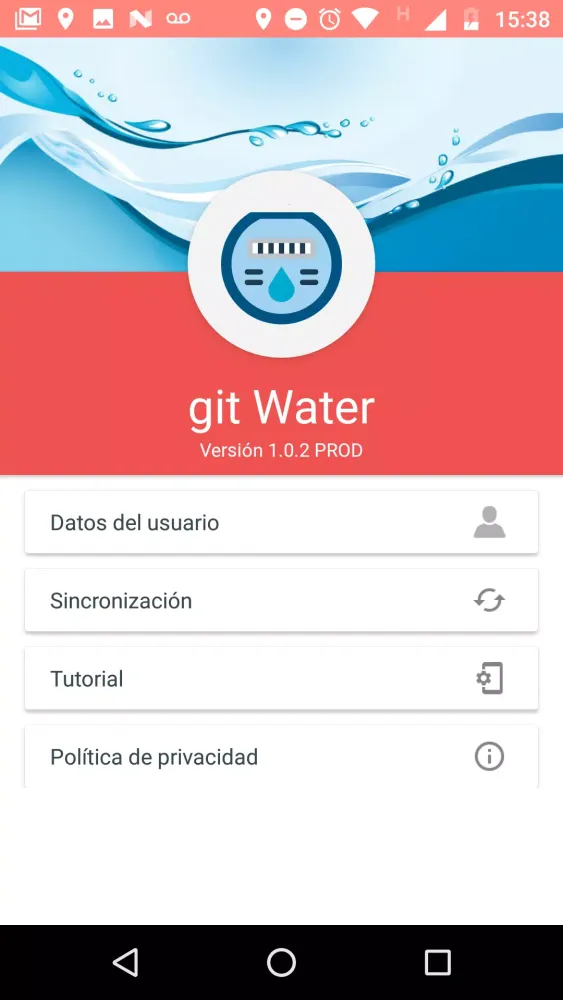 Zrzuty ekranu Git Water