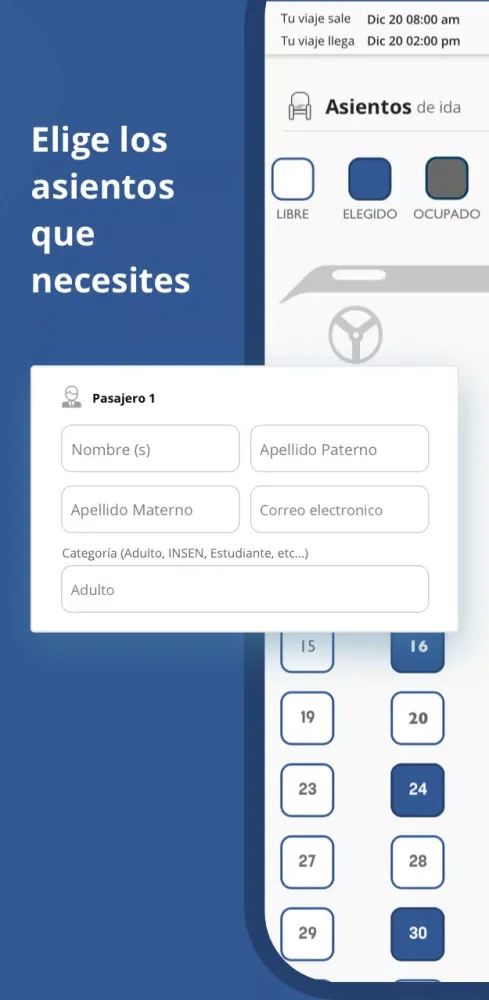 Capturas de pantalla de CostaLine - Rutas en Autobus