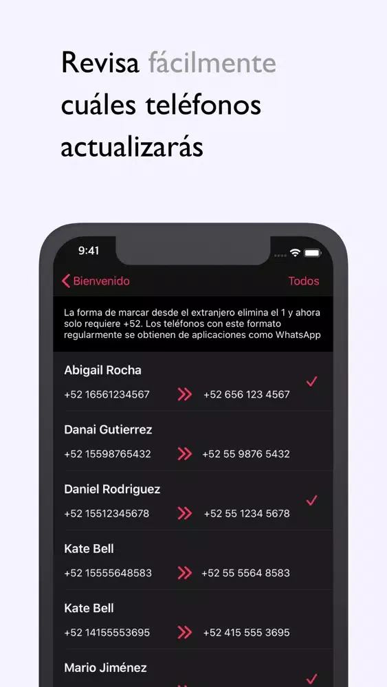 Contactos+ Screenshots
