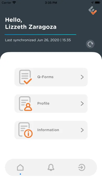 EZ-Check APP Ekran Görüntüleri
