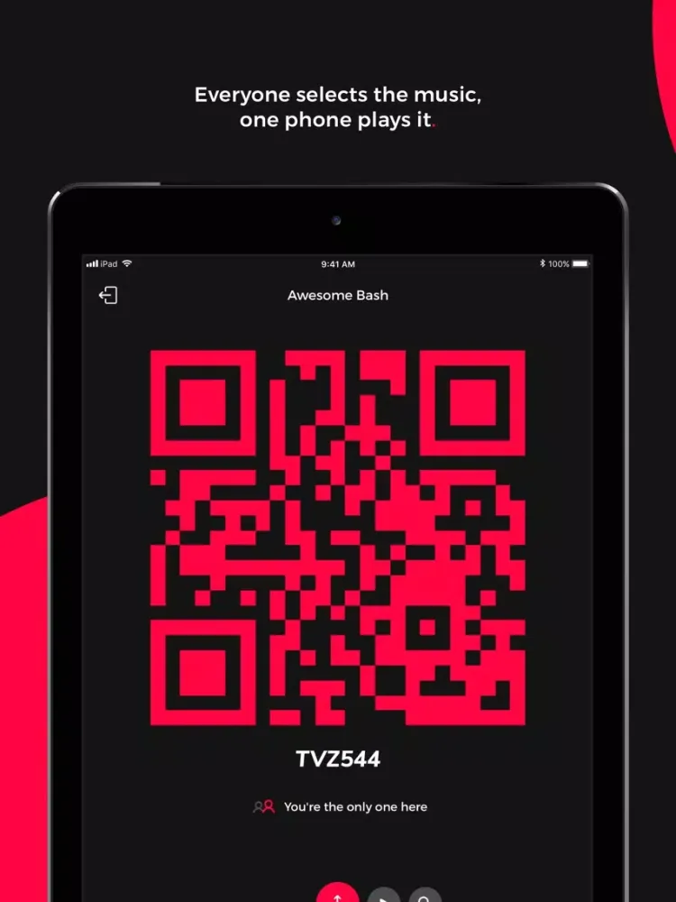 Queue - Party Playlists iPad  Screenshots