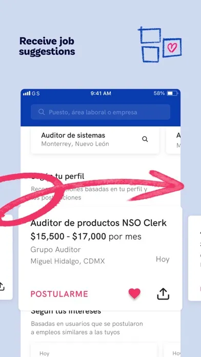 Screenshot di OCC - Job Search