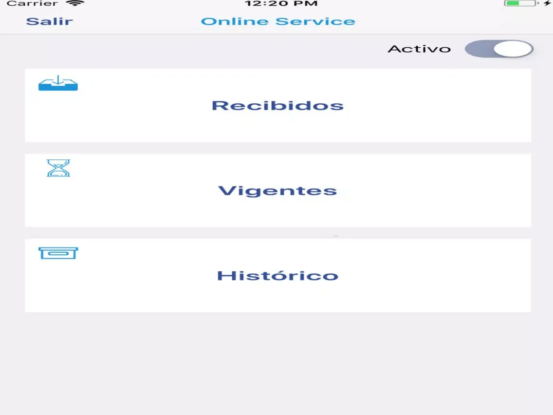 Zrzuty ekranu OnlineService iPad 