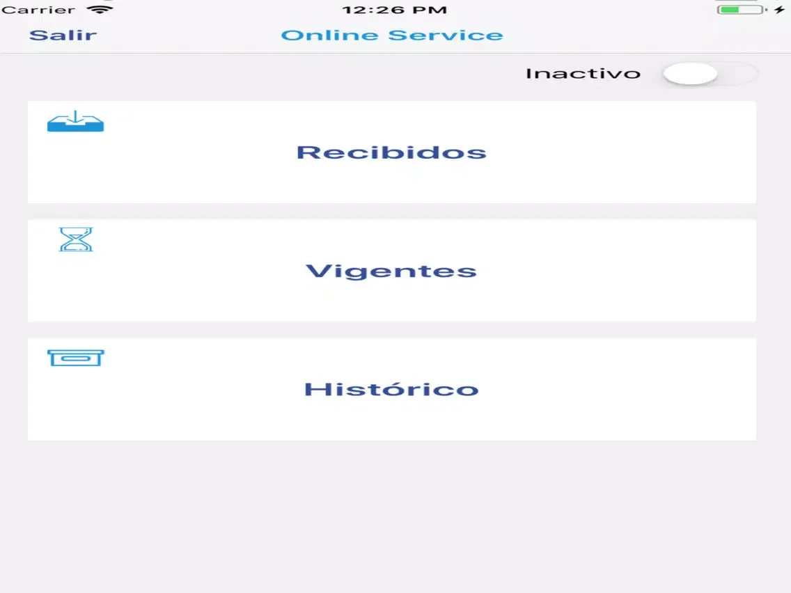 Zrzuty ekranu OnlineService iPad 