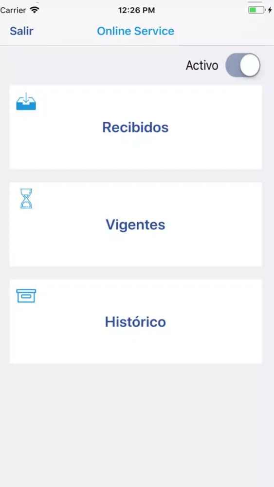 Zrzuty ekranu OnlineService