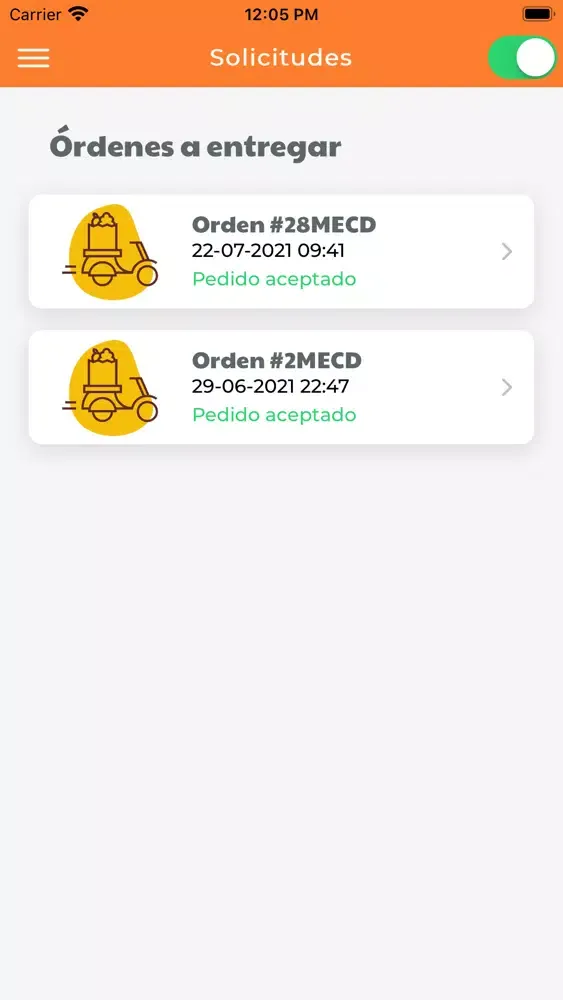 Скриншоты Repartidor Del mercado