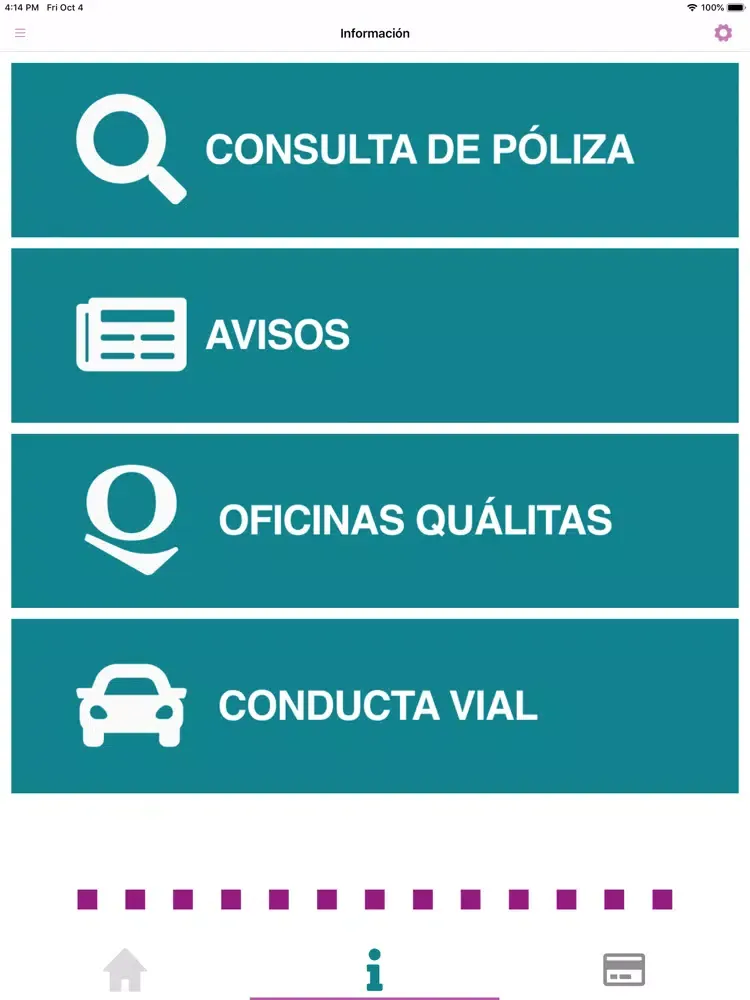 QMóvil iPad  Screenshots