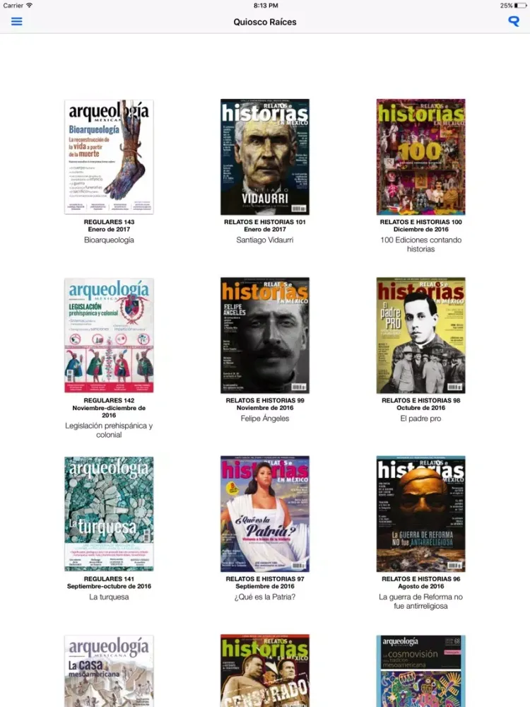 Screenshot di Quiosco Raíces iPad 
