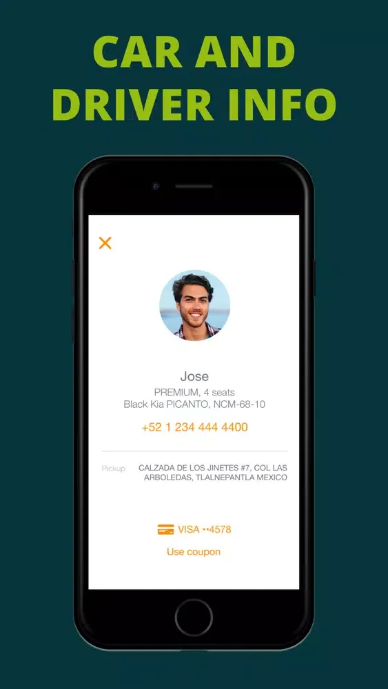 Tangkapan layar Ray taxi: fast and easy rides