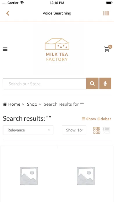 Ảnh chụp màn hình của MilkTeaFactory
