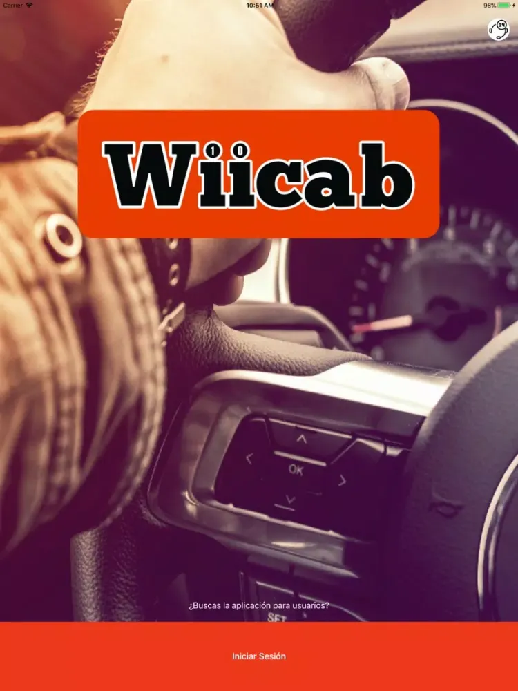 WiiCab Taxista iPad  스크린샷
