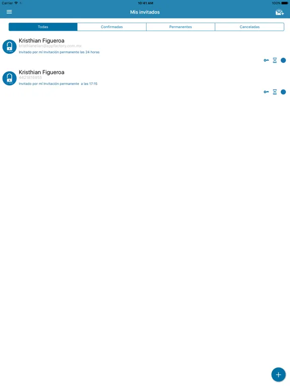 Visita Segura iPad  Screenshots