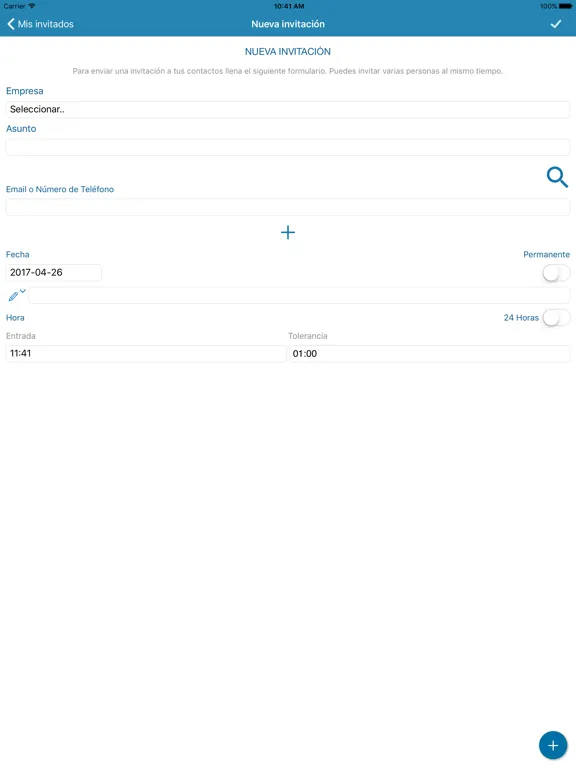 Visita Segura iPad  Screenshots