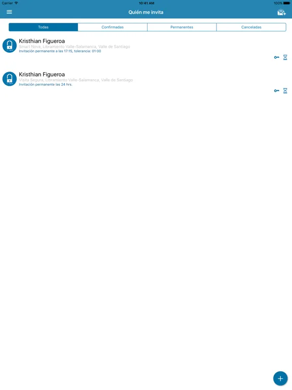 Visita Segura iPad  Screenshots