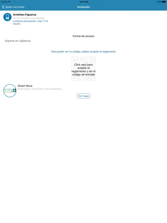 Visita Segura iPad  Screenshots