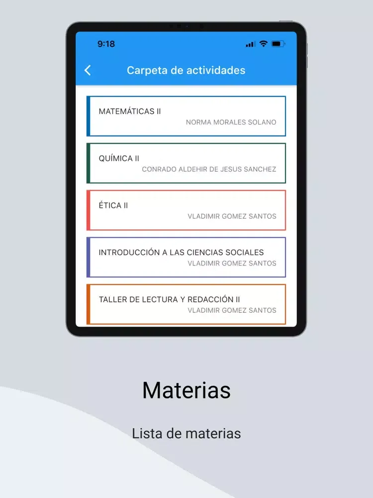 Скриншоты EDU Manager iPad 