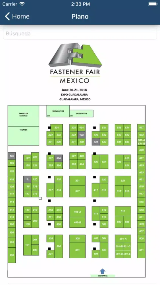 Tangkapan skrin Fastener Fair Mexico