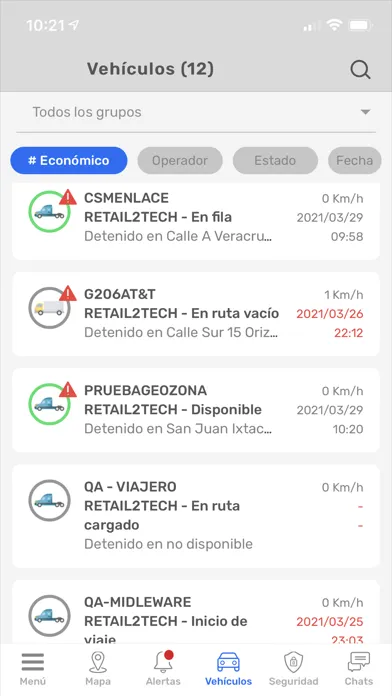 Zrzuty ekranu Motum Monitor