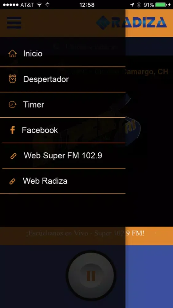 Ảnh chụp màn hình của Super 102.9 FM