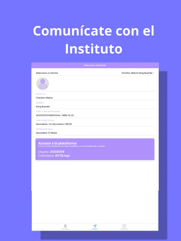 Cumbres Padres iPad  스크린샷