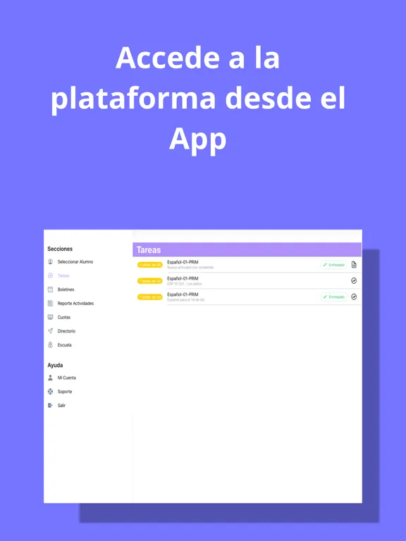 Cumbres Padres iPad  스크린샷