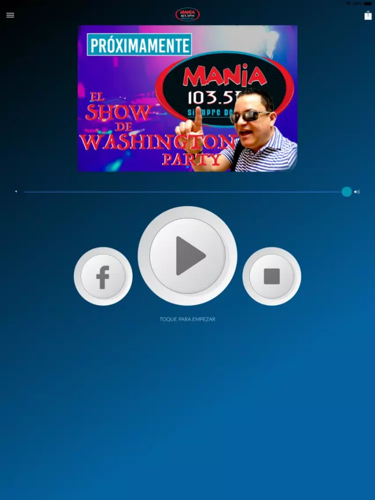 Mania 103.5 FM Philadelphia iPad  Screenshots