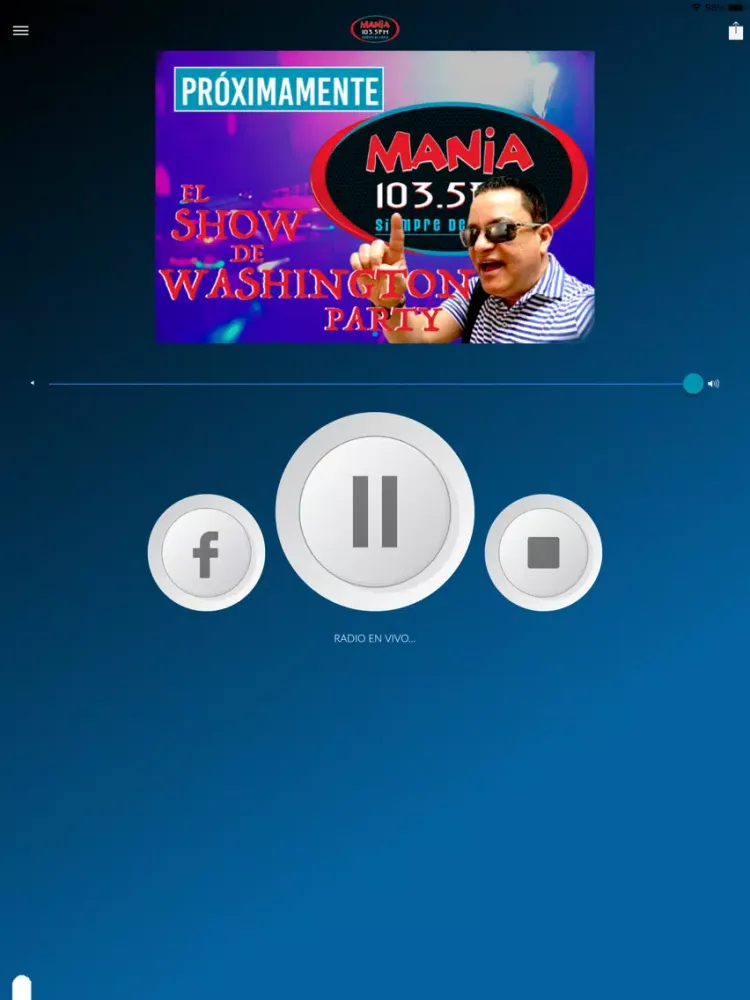 Mania 103.5 FM Philadelphia iPad  Screenshots