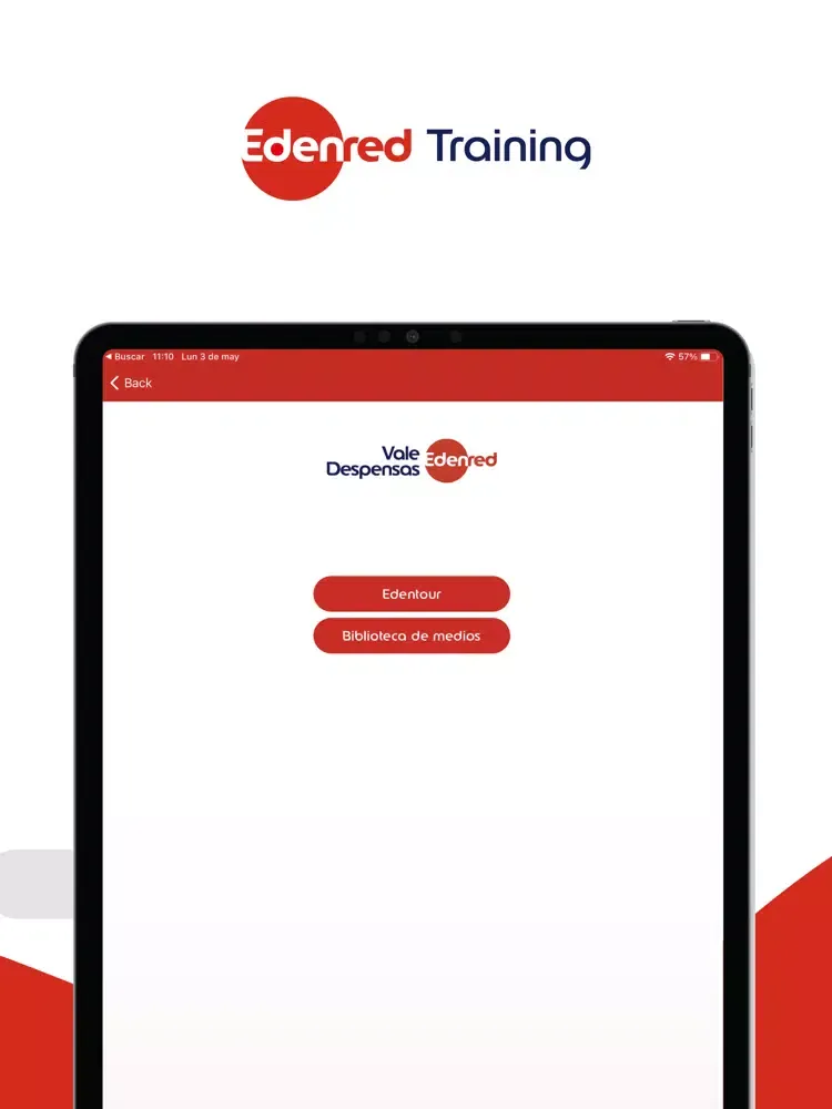 Edenred Training iPad  スクリーンショット
