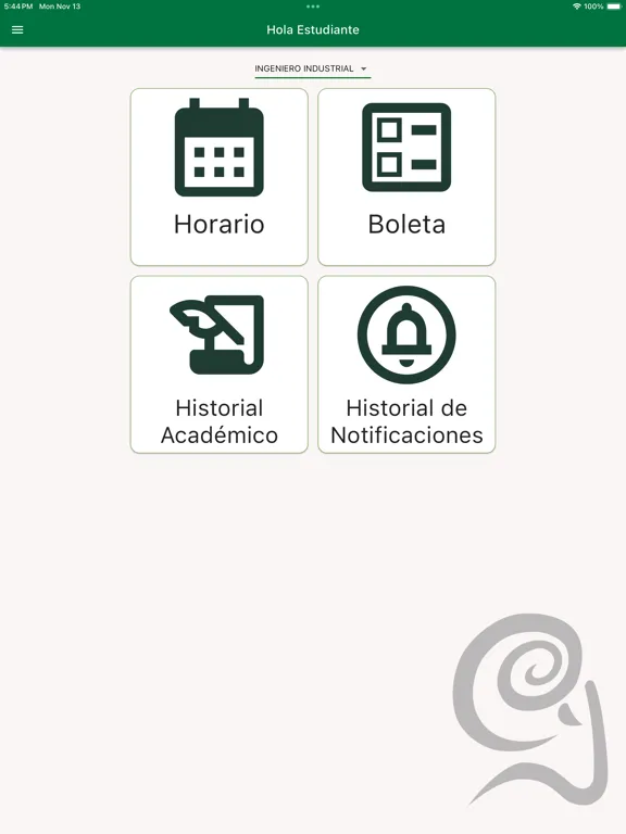 Estudiantes UABC iPad  स्क्रीनशॉट