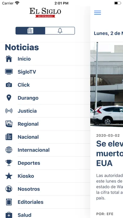 Captures d'écran de El Siglo de Durango