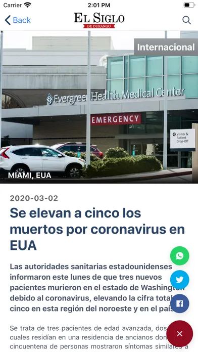 Captures d'écran de El Siglo de Durango
