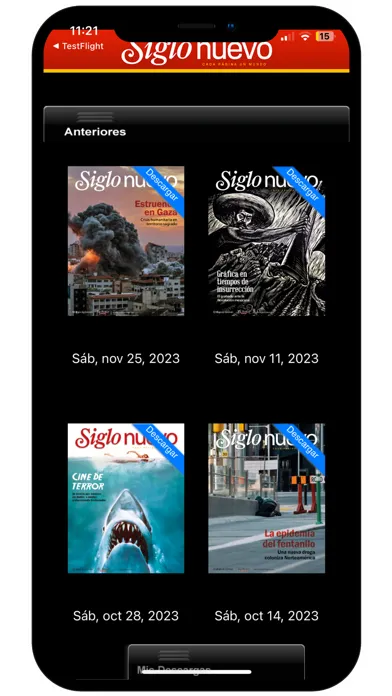 Siglo Nuevo Edición Digital Screenshots