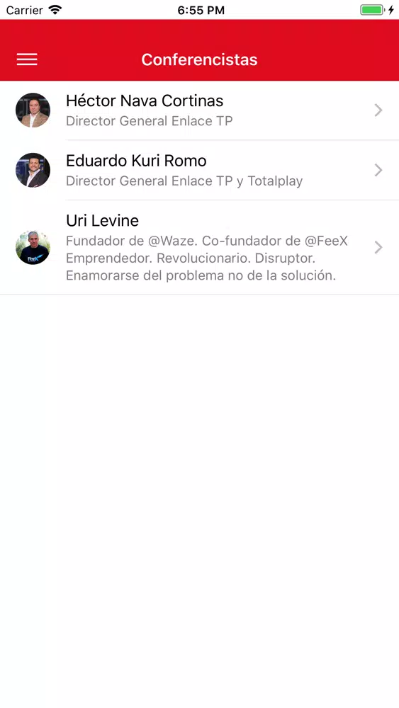 Evolución Screenshots