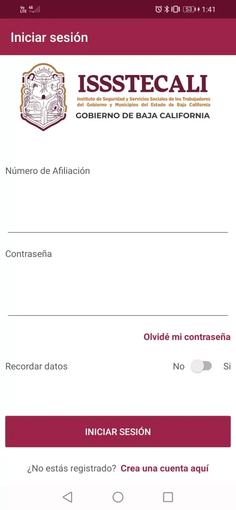 Mi ISSSTECALI سکرین شاٹس