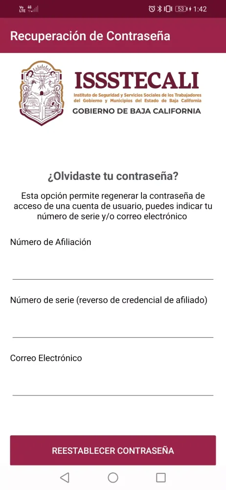 Mi ISSSTECALI سکرین شاٹس
