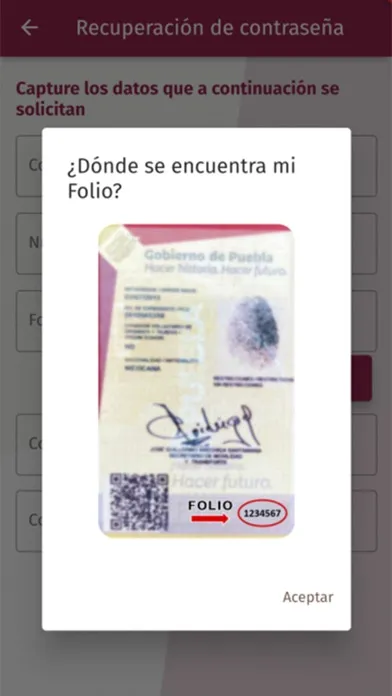 Licencia Digital Puebla سکرین شاٹس