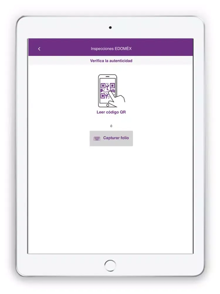 Zrzuty ekranu Inspecciones EDOMÉX iPad 
