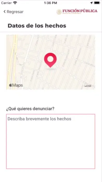 Zrzuty ekranu Denuncia Paisano