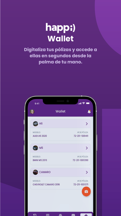 Tangkapan layar Happi Seguros