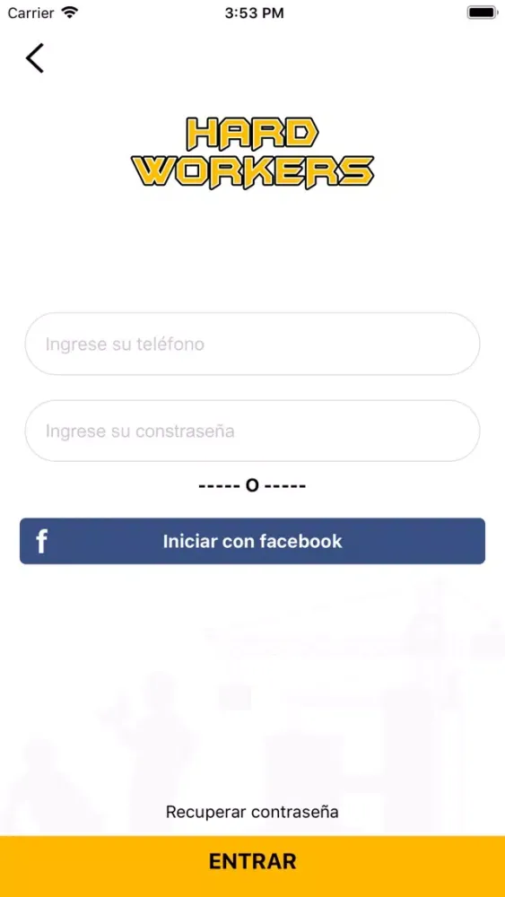 Ảnh chụp màn hình của Hard Workers App