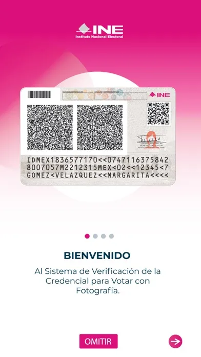 Скриншоты Valida INE-QR