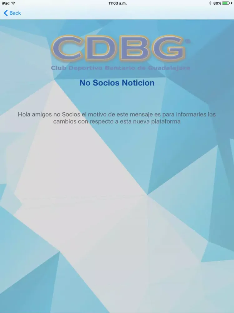 Capturas de pantalla de NotiEventos CDBG iPad 