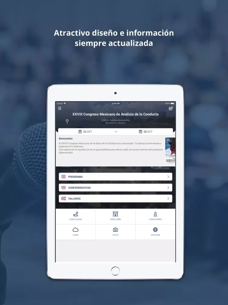 Zrzuty ekranu CMAC 2018 iPad 