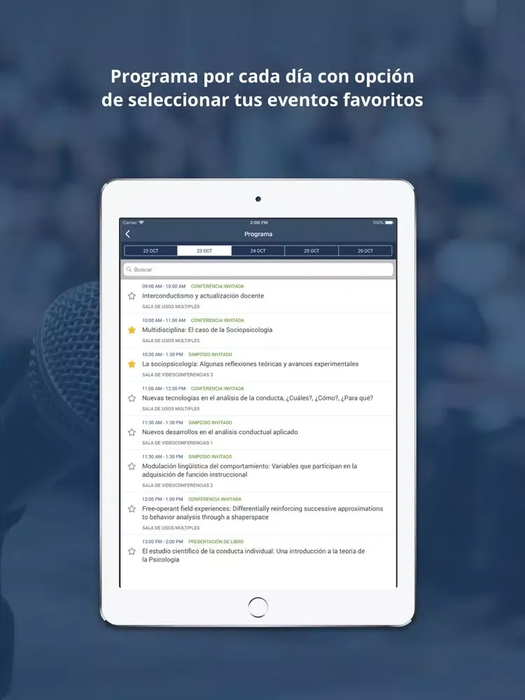 Zrzuty ekranu CMAC 2018 iPad 
