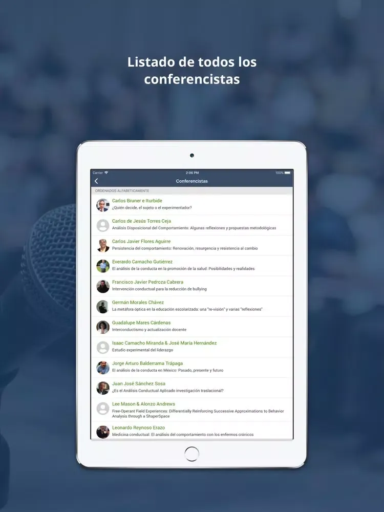 Zrzuty ekranu CMAC 2018 iPad 