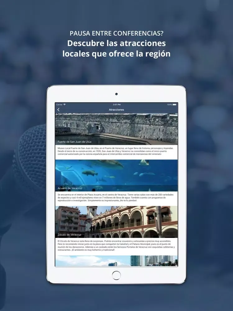 Zrzuty ekranu CMAC 2018 iPad 