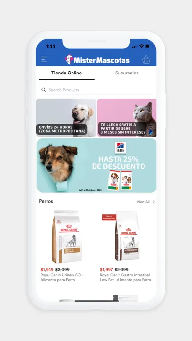 Capturas de pantalla de Veterinarias Mister Mascotas
