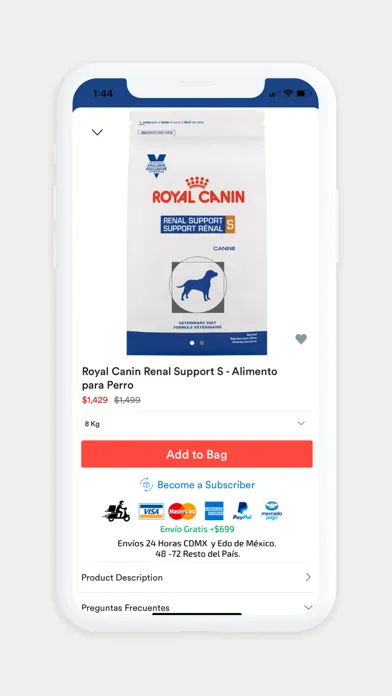 Capturas de pantalla de Veterinarias Mister Mascotas