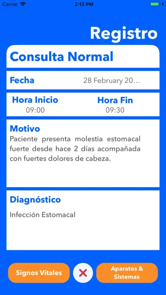 Capturas de tela do MedicosPro